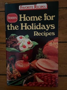 Vintage 80s 1980s Borden Holiday Christmas Thanksgiving Easter Recipes cookbook